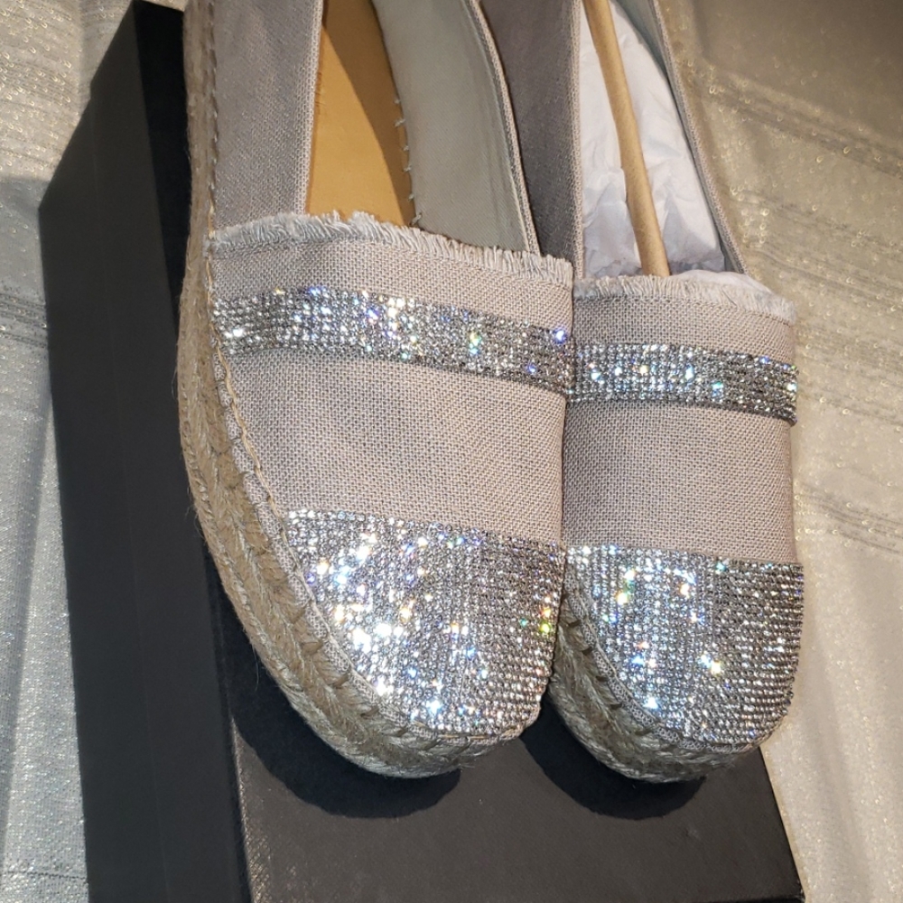 Kendall & Kylie JULES Jewel Espadrille Flats NEW - Picture 9 of 10